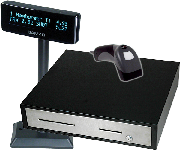 Scanners, Scales, Kitchen Video, Customer Displays, and Coin Dispensors